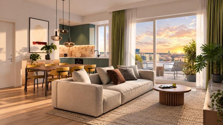 Apartament cu 3 camere decomandat în Pipera