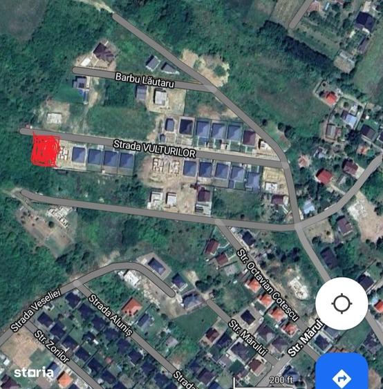 Teren de 500 mp, în Miroslava