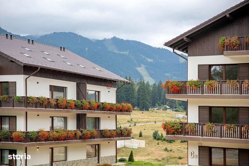 Apartament cu 2 camere, mobilat în Poiana Brașov