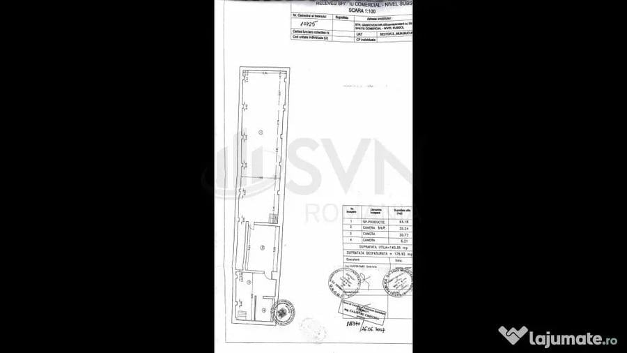 Spațiu comercial, de 178 mp, în Central