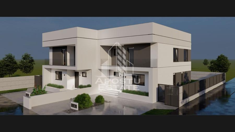 Duplex cu 4 camere cu Canalizare în Săcălaz