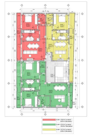 Apartament modern de 2 camere, 71 mp total, Locație centrală de excepție - 6