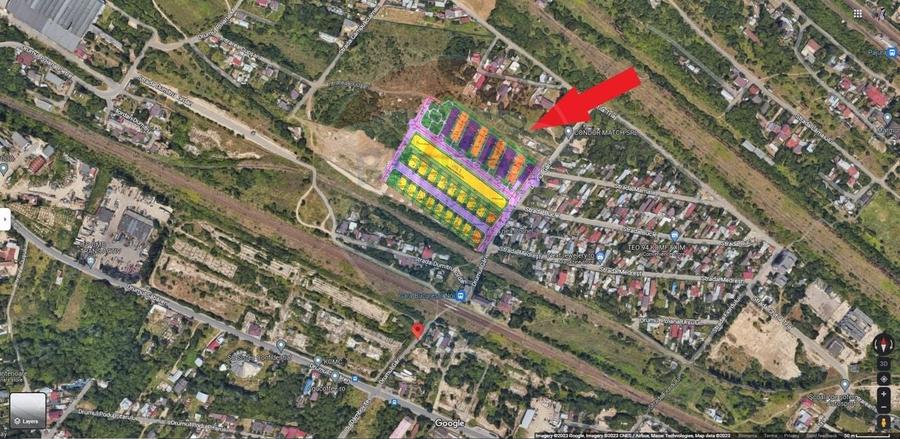Teren Construcții intravilan de 29386 mp, în Giulești