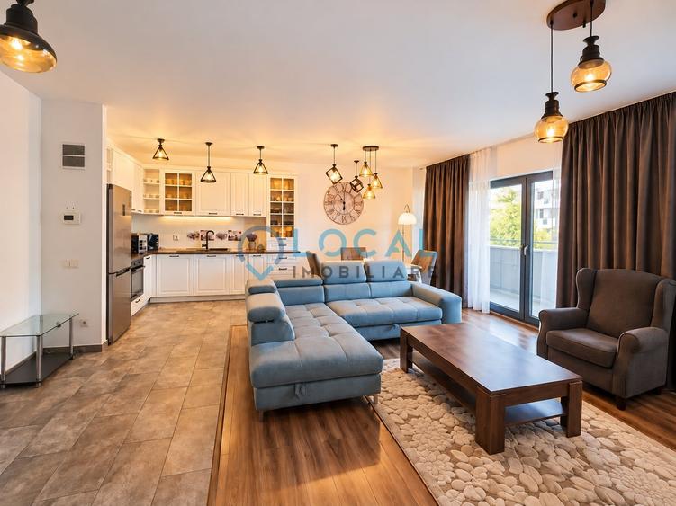 Apartament cu 2 camere semidecomandat, mobilat în Mărăști