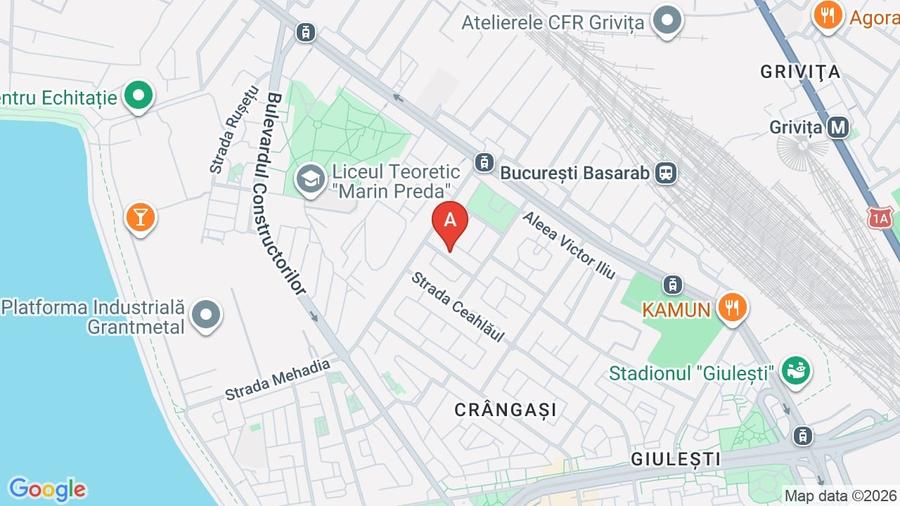 Apartament cu 2 camere decomandat, mobilat în Crângași
