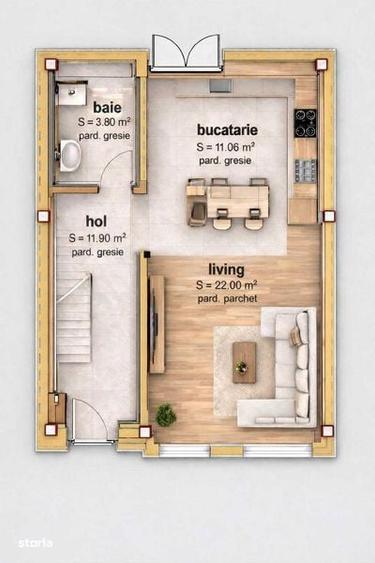 Doua case noi P+1 ideale pentru familie | Stadiu semifinisat - 7