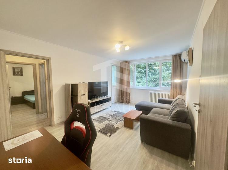 Apartament cu 2 camere, mobilat în Tei
