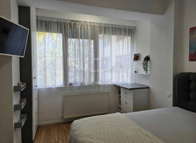 Apartament cu 2 camere semidecomandat, mobilat în Virtuții