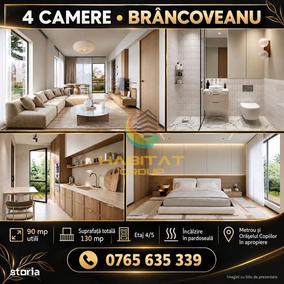Apartament cu 4 camere decomandat în Berceni