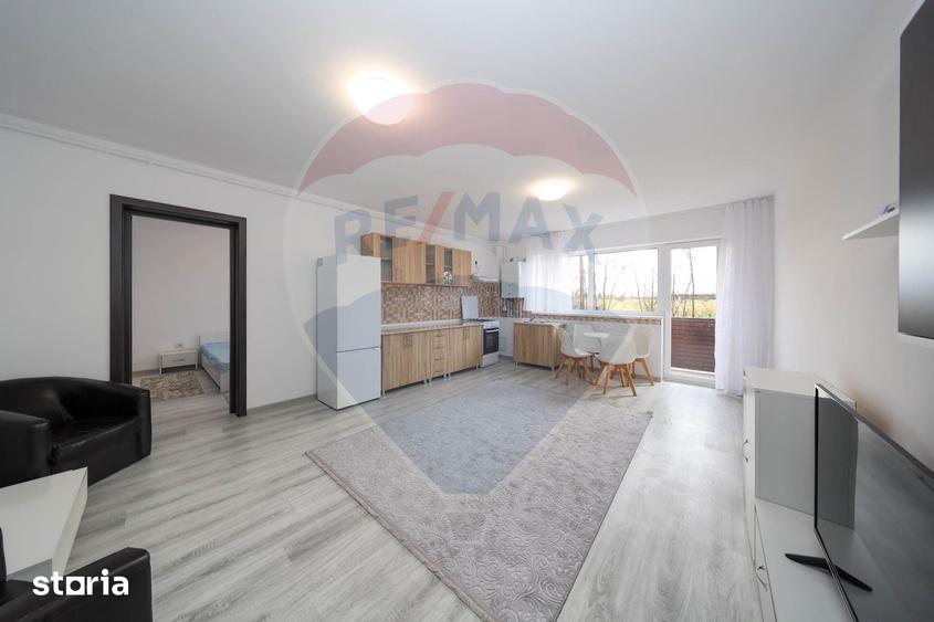 Apartament cu 2 camere semidecomandat în Sânpetru