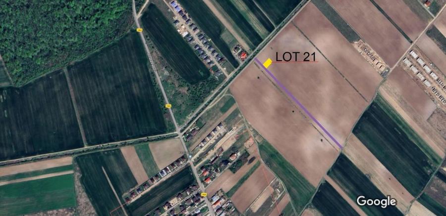 Teren Construcții intravilan de 500 mp, în Săbăreni