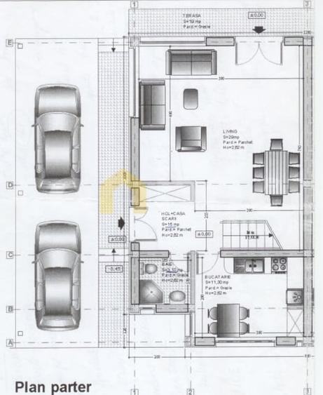 Duplex cu 5 camere cu Canalizare în Florești