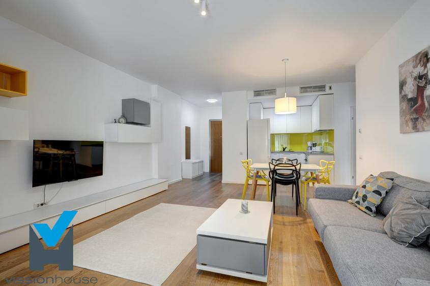 Apartament cu 2 camere semidecomandat, mobilat în Herăstrău