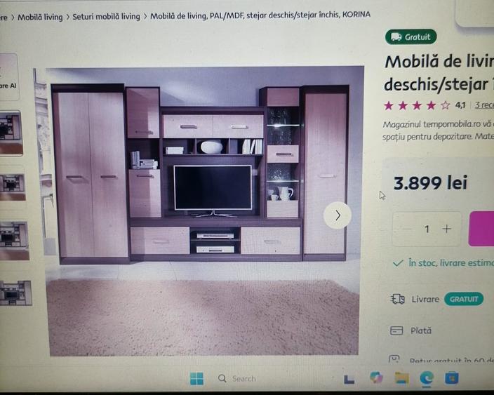 Apartament cu 2 camere nedecomandat în Alexandru cel Bun