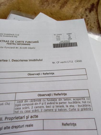Casă cu 2 camere cu Teren 392 Mp în Rugășești
