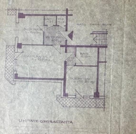 Apartament cu 2 camere semidecomandat în Moșilor