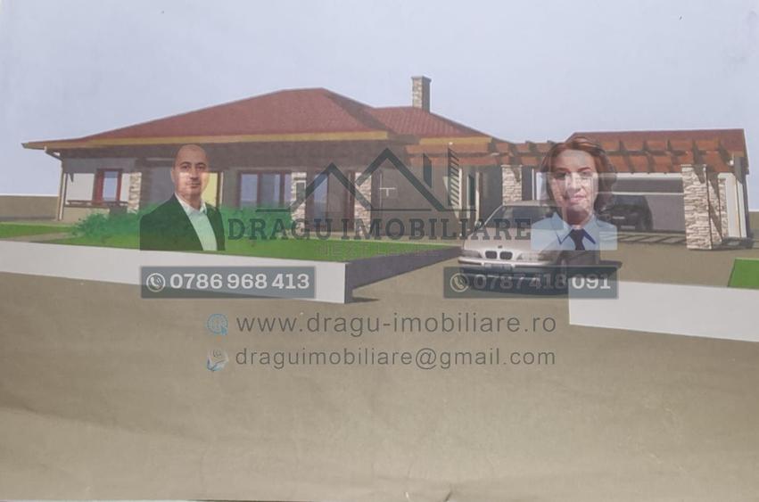 Casă individuală cu 4 camere cu Canalizare în Păunești