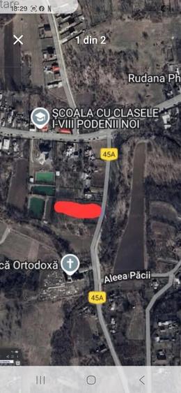 Teren de 2500 mp, în Central