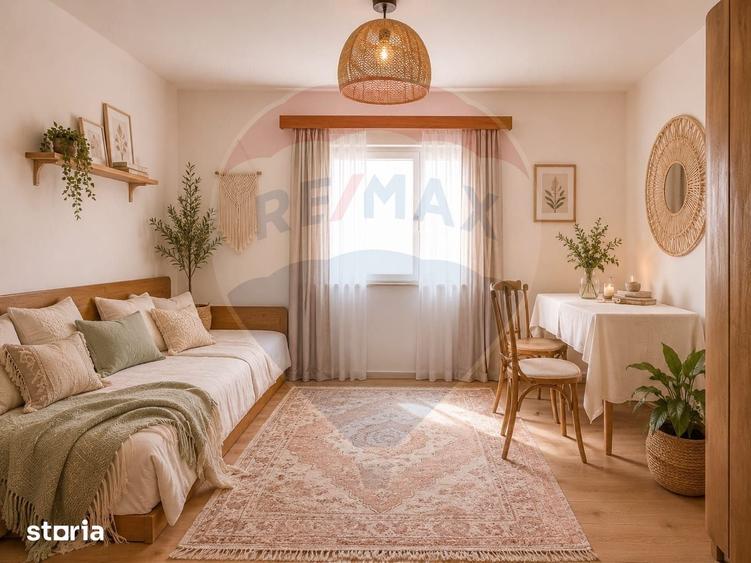 Casă cu 2 camere cu Teren 230 Mp în Schei