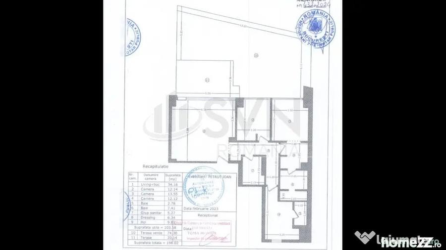 Apartament cu 4 camere semidecomandat în Dorobanți
