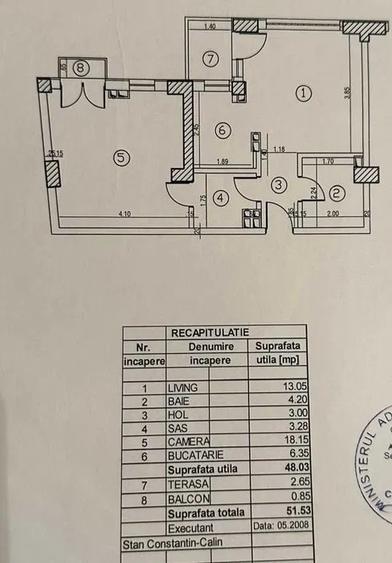 2 camere | etaj 2 | centrala proprie | 450 m Metrou Valea Ialomitei - 8