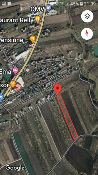 Teren de 5000 mp, în Albota
