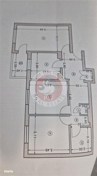 Apartament cu 3 camere decomandat în Vitan