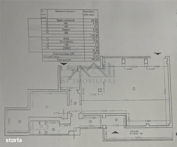 Spațiu comercial, de 161 mp, în Independenței