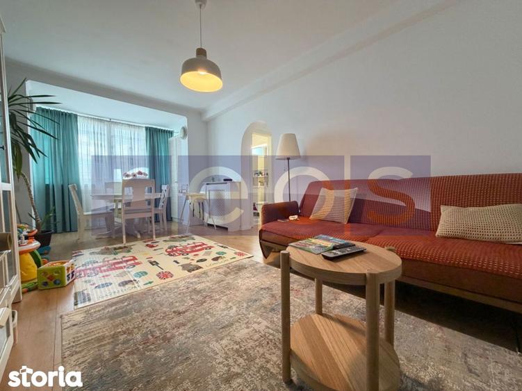 Apartament cu 3 camere decomandat, mobilat în Floreasca