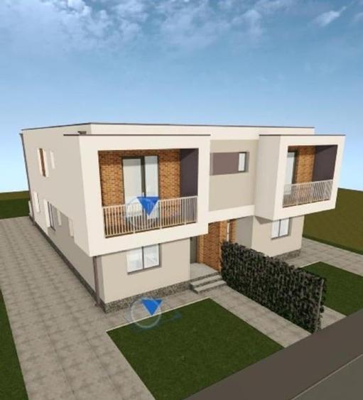 Duplex cu 5 camere cu Canalizare în Moșnița Nouă