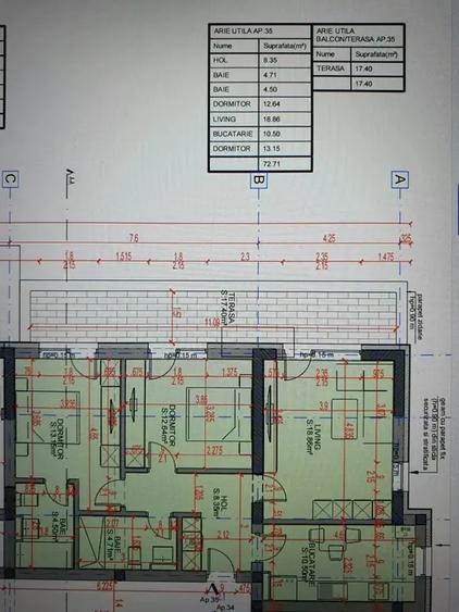 Apartament cu 3 camere decomandat în Titan
