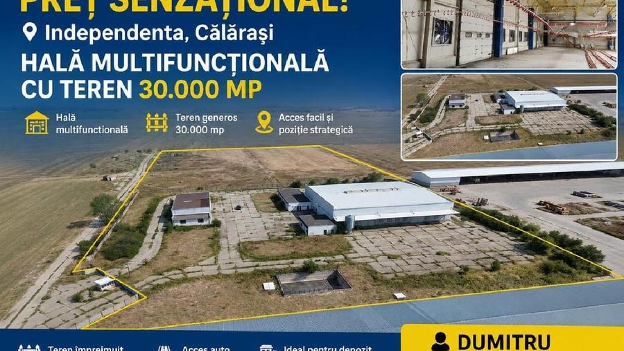 Spațiu industrial, de 1 mp, în Independența