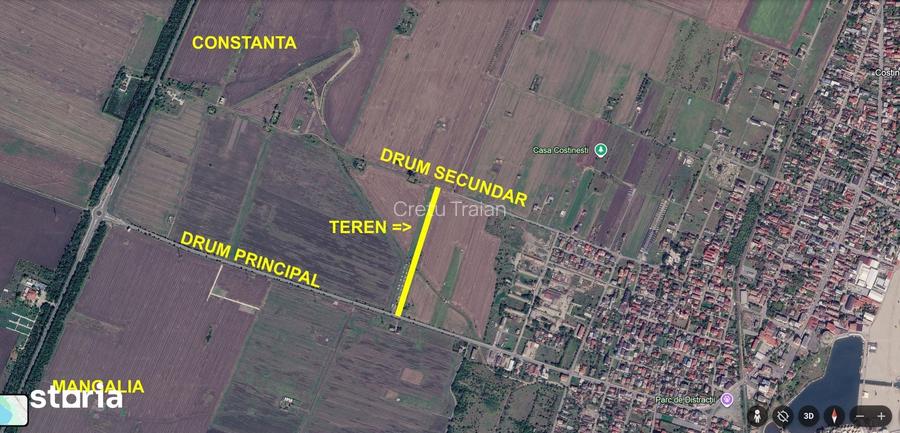 Teren intravilan de vanzare. Posibilitate achitare in rate
