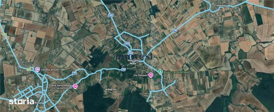Teren Intravilan de Vanzare in Viile Satu Mare - Suprafata 2029 mp, D - 2