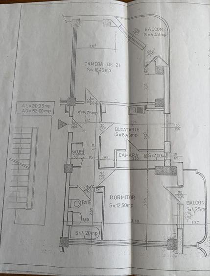 Apartament cu 2 camere decomandat în Nufărul
