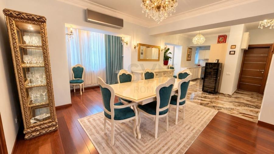 Apartament cu 3 camere decomandat, mobilat în Dorobanți