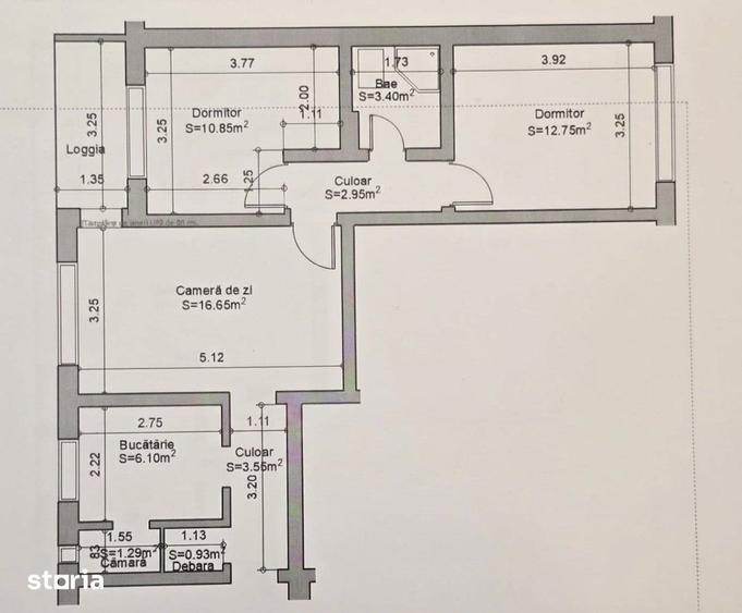 Apartament cu 3 camere, mobilat în Cotroceni