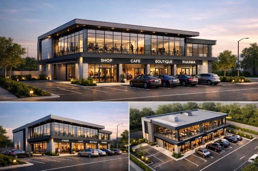 Spațiu comercial, de 400 mp, în Sud