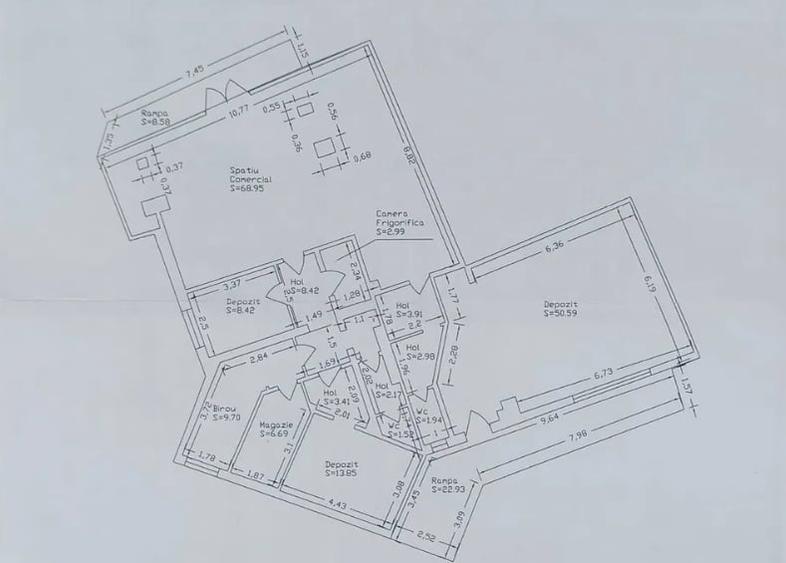 Gara, spatiu comercial din constructie, 218 mp. - 6