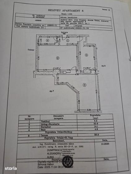 Apartament cu 2 camere decomandat în Central
