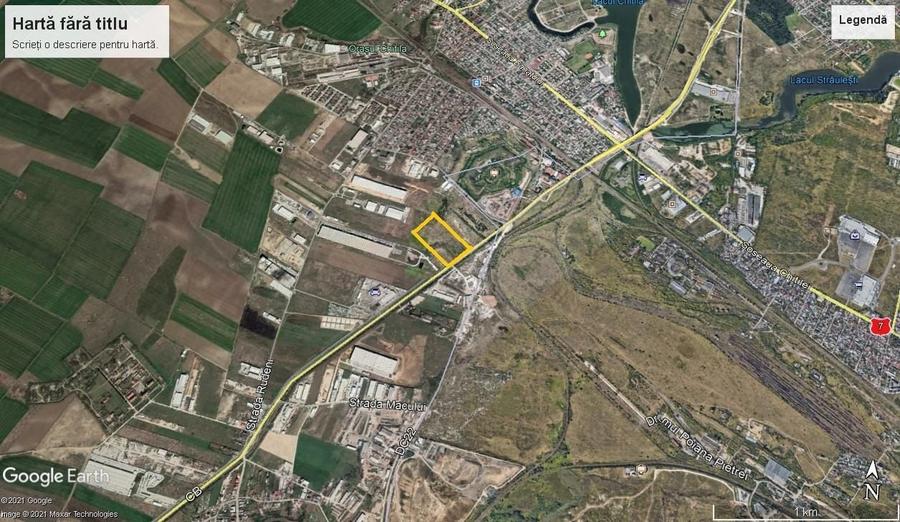 Teren Construcții intravilan de 23500 mp, în Exterior Nord