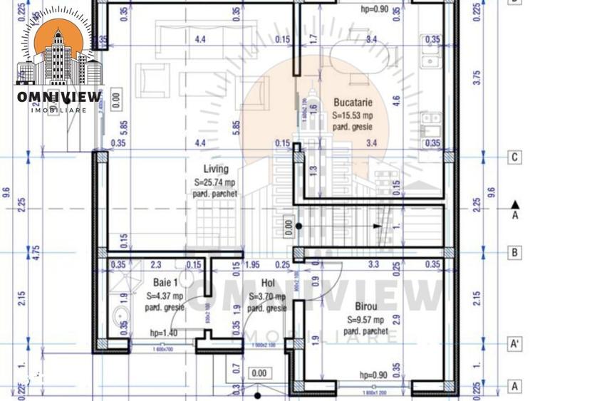 Casă cu 4 camere cu Teren 950 Mp în Tărlungeni