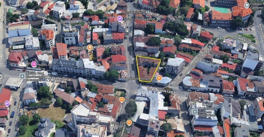 Teren Construcții intravilan de 518 mp, în Eminescu