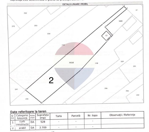 Teren intravilan 8.774 mp cu deschidere la padure / Mares, Albota - 2