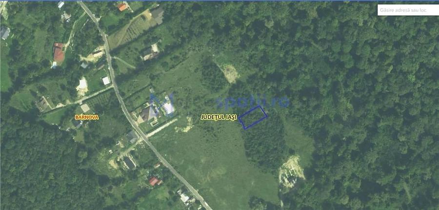 Teren de 874 mp, în Bârnova