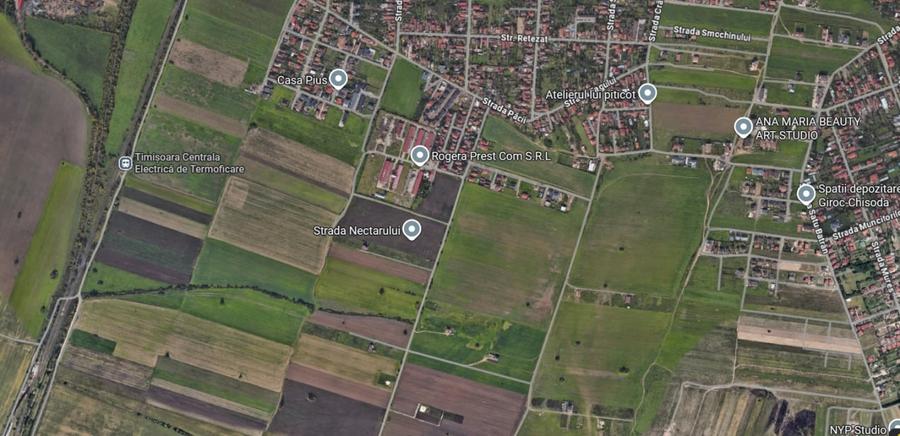 Teren Construcții intravilan de 551 mp, în Chișoda