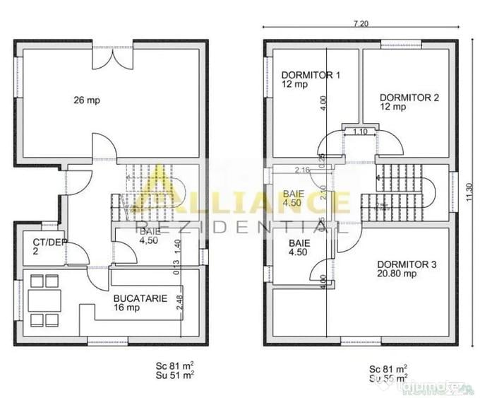 Magurele-Casa Individuala-Central-4 Camere- 3 Bai - 1