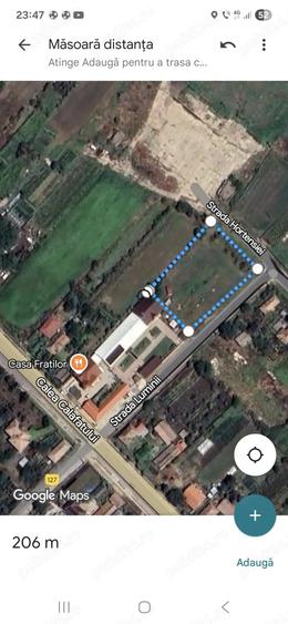 Teren de 2525 mp, în Aurora