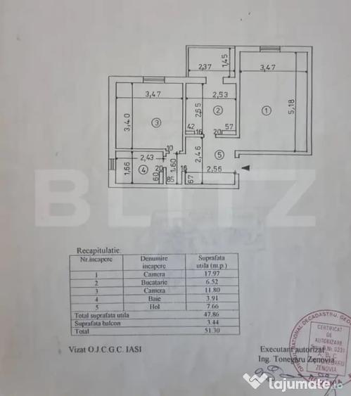 Apartament 2 camere, zona Nicolina - 4