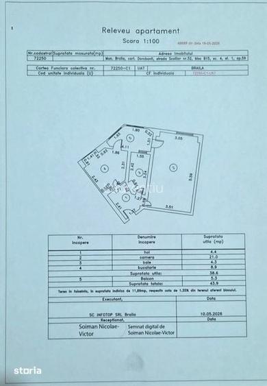 Apartament 1 camera, Dorobanti colt cu Scolilor